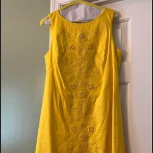 Calvin Klein yellow dress